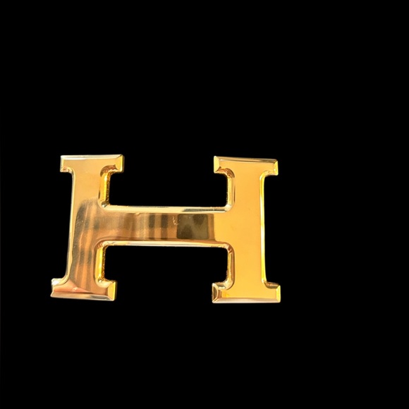 Other - Gold-Tone “H” Belt Buckle | Hermès-Style | Classic Statement Hardware